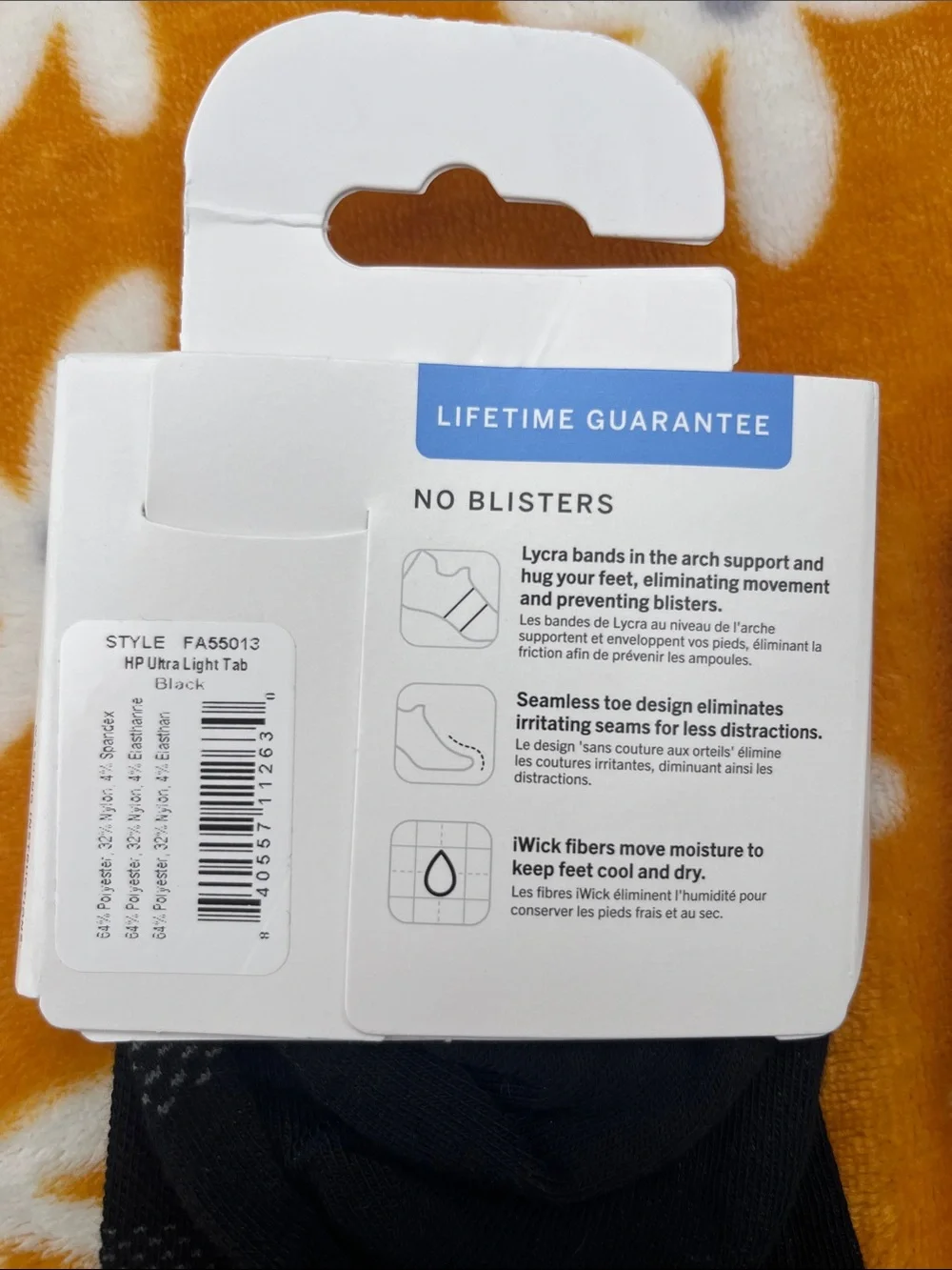 3 Pair Brand New feetures Unisex High Performance Ultra Light Low-Cut Tab Socks